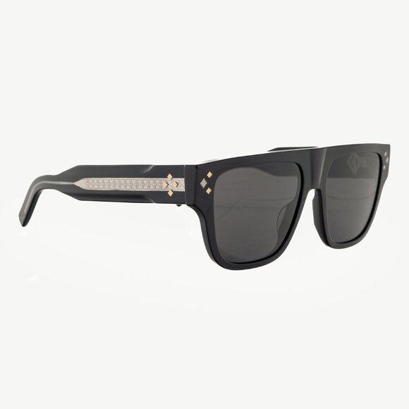 Dior CD Diamond S6I Black Geometric Square Sunglasses - Picture 1 of 10